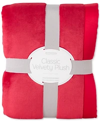 Berkshire Classic Velvety Plush Blanket, Twin, Exclusively at Macy's