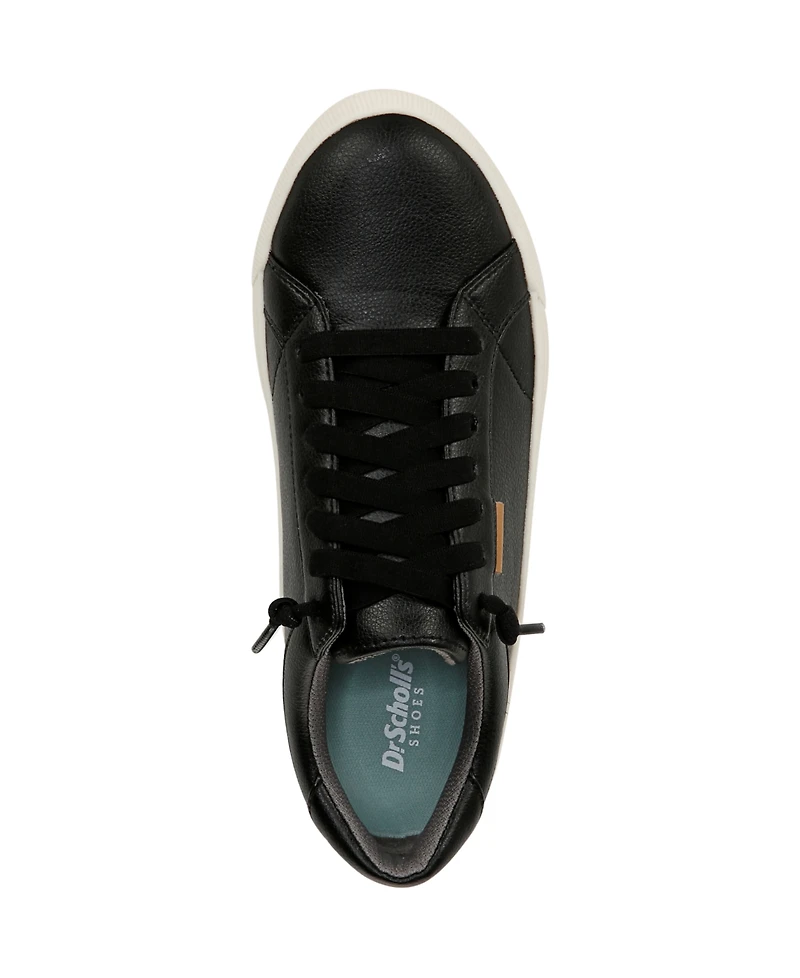 Dr. Scholl's Women's Time Off Go Closed Round Toe Lace Up Platform Sneakers