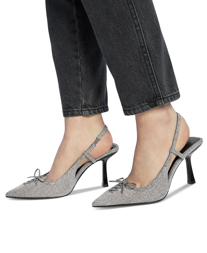 Aldo Women's Stevvie Slingback Pointed-Toe Bow Pumps