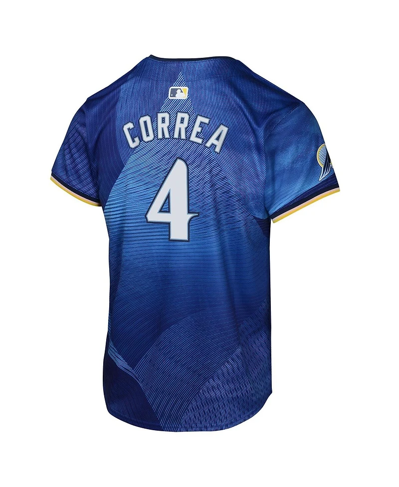 Nike Big Boys and Girls Julio Rodriguez Royal Seattle Mariners Road Limited Player Jersey