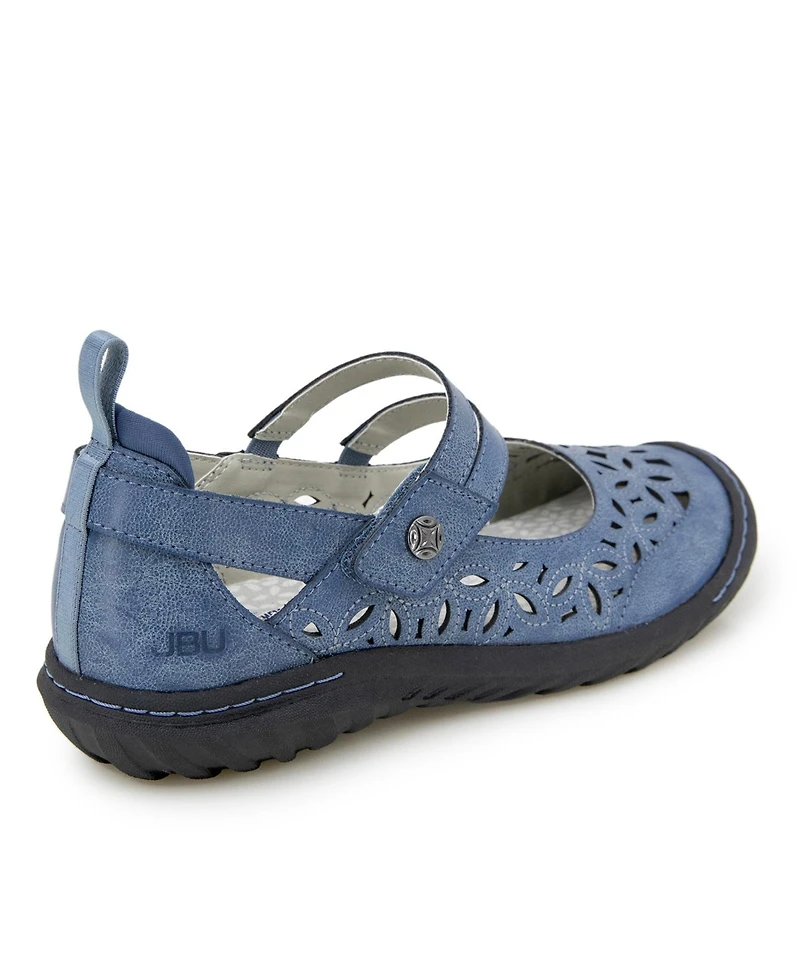 Jbu Women's Bellerose Encore Casual Mary Jane Flats