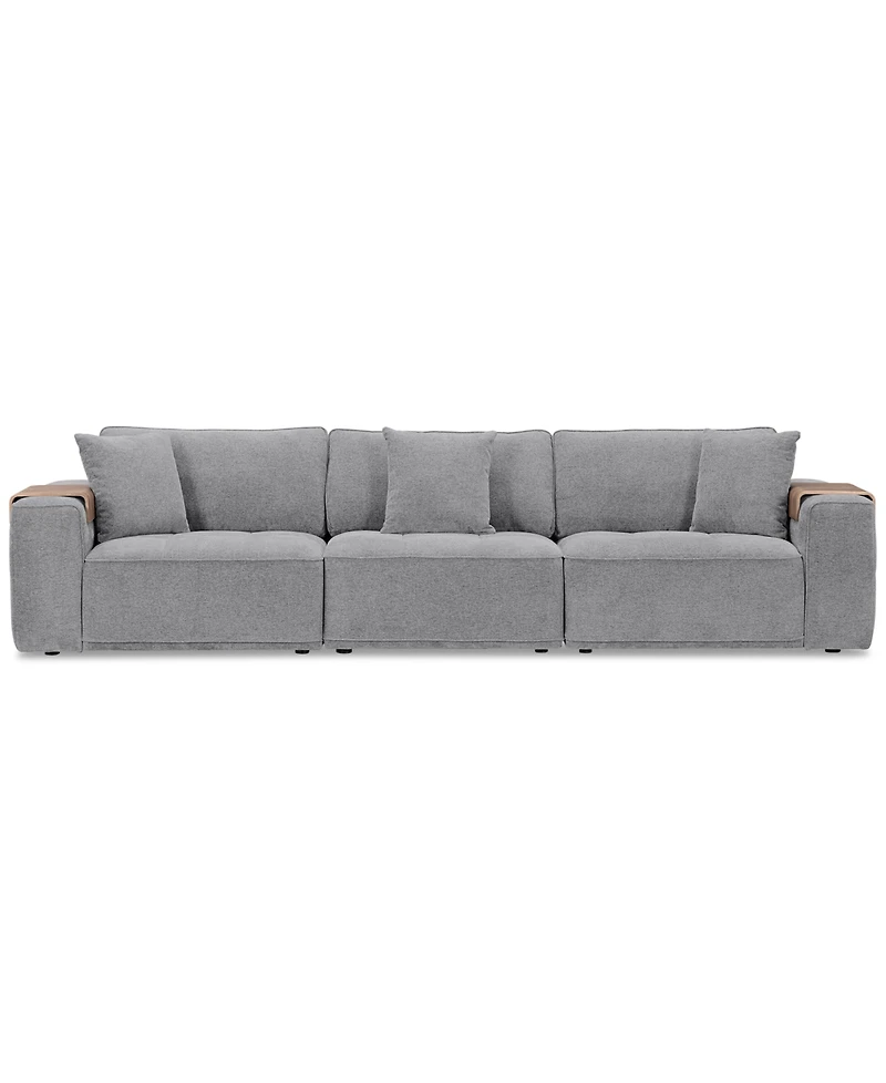 Nycolle 3-Pc. Modular Fabric Sectional, Created for Macy's