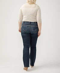 Silver Jeans Co. Plus Suki Mid Rise Curvy Fit Slim Bootcut