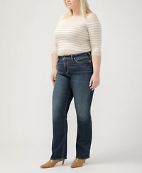 Silver Jeans Co. Plus Suki Mid Rise Curvy Fit Slim Bootcut