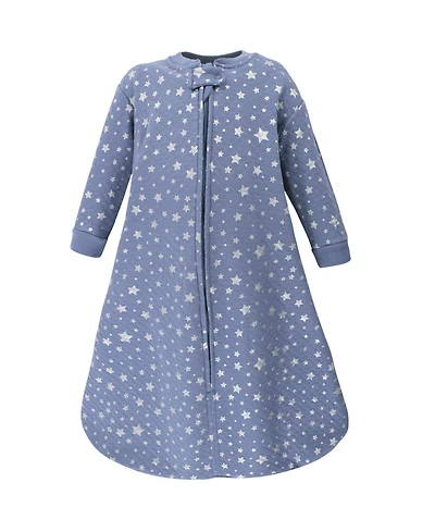 Hudson Baby Girls Premium Quilted Long Sleeve Sleeping Bag and Wearable Blanket