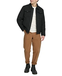 Tommy Hilfiger Men's Faux Suede Trucker Jacket