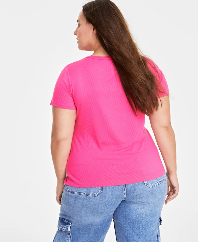 On 34th Women's Ribbed T-Shirt