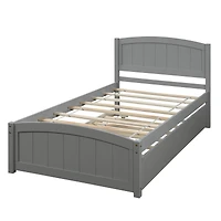 Streamdale Twin Platform Bed With Trundle