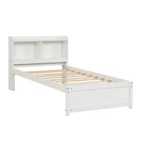 Streamdale Twin Bed With Trundle, Bookcase