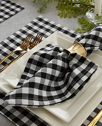 Design Imports Gingham Napkin Set of 4