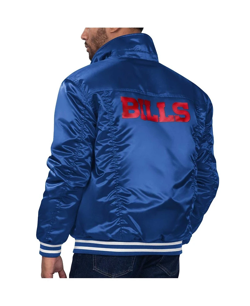 Levi's x Starter Men's Royal Buffalo Bills Silver Tab Trucker Full-Snap Jacket