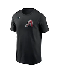 Nike Men's Christian Walker Black Arizona Diamondbacks 2024 Fuse Name Number T-Shirt