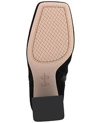 Jessica Simpson Women's Luminna Embellished Buckle Block-Heel Booties