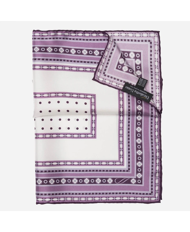 Elizabetta Men's Pois - Silk Pocket Square for Men