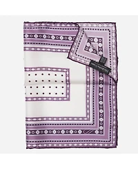 Elizabetta Men's Pois - Silk Pocket Square for Men