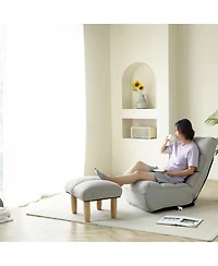 Simplie Fun Folding Reclining Leisure Sofa Chair