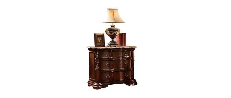 Streamdale Bella Nightstand Dark Walnut