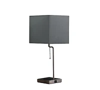 Streamdale 21.5-Inch Aston Square Table Lamp with Charging Station