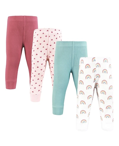 Hudson Baby Girls Thermal Tapered Ankle Pants 4pk