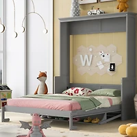 Streamdale Queen Murphy Bed With A Shelf