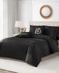 Juicy Couture Glam Night Stripe 5-Pc. Comforter Set, Full/Queen