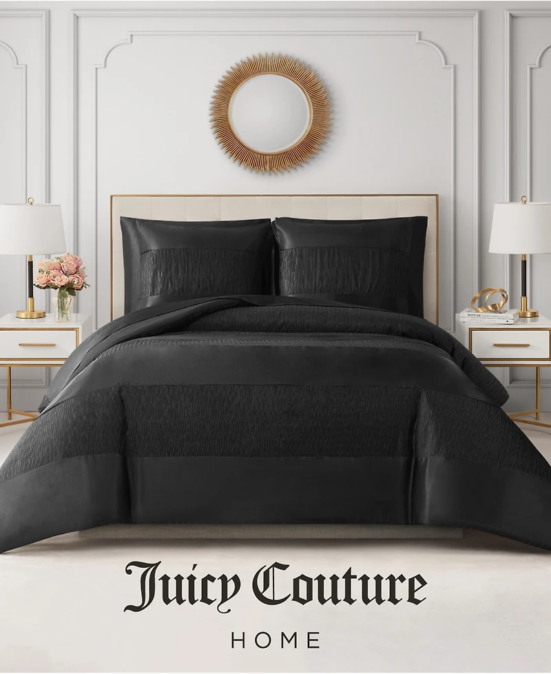 Juicy Couture Glam Night Stripe 4-Pc. Duvet Cover Set, Full/Queen