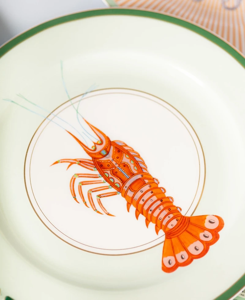 Yvonne Ellen Under the Sea Dinner Plates, Set of 4