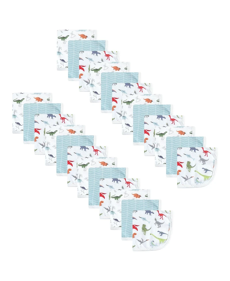 Hudson Baby 24Pc Cotton Muslin Washcloths