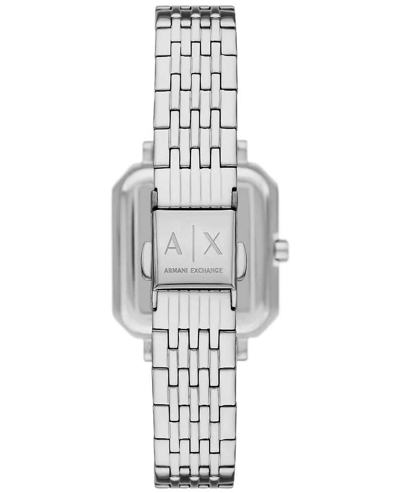 A|X Armani Exchange Women's Quartz Three-Hand Silver Stainless Steel 27MM