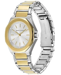 A|X Armani Exchange Unisex Quartz Three-Hand Two-Tone Stainless Steel 34MM
