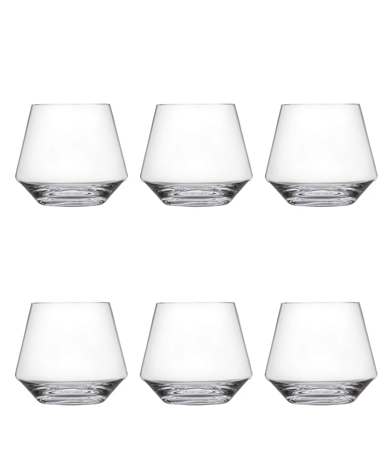 Zwiesel Glas Pure Stemless Wine Tumbler Burgundy 17.1oz - Set of 6