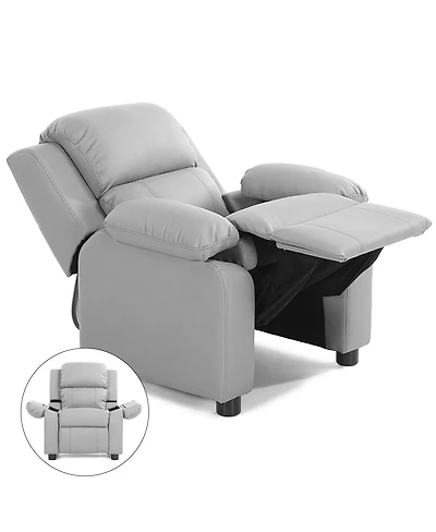 Costway Deluxe Padded Kids Sofa Armchair Recliner Headrest Children