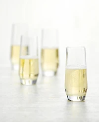 Zwiesel Glas Pure Stemless Champagne Glasses, Set of 6