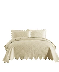 MarCielo 100% Cotton Oversized Bedspread Quilt Set Tk