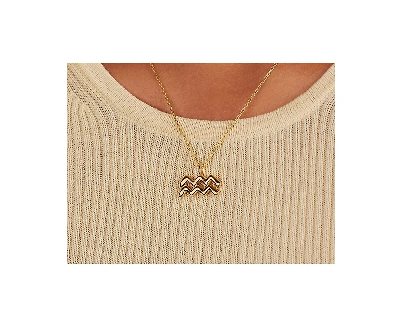Sterling Silver Zodiac Pendant Necklace