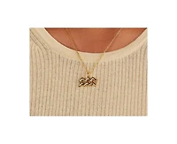 Sterling Silver Zodiac Pendant Necklace