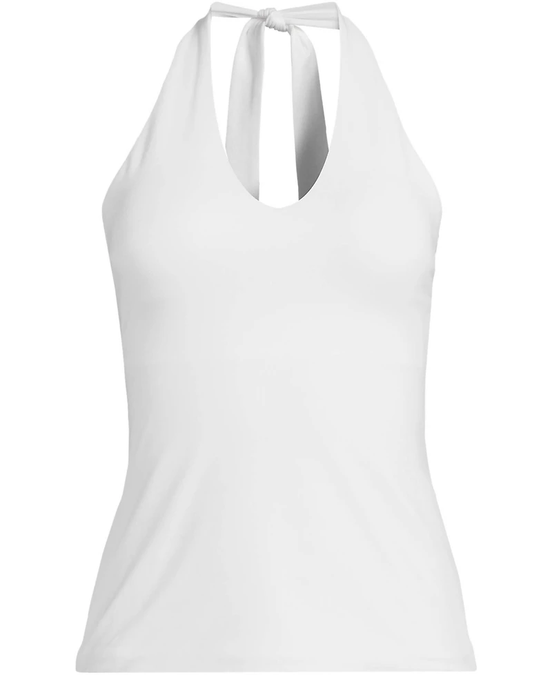 Lands' End Plus Slender Halter Top