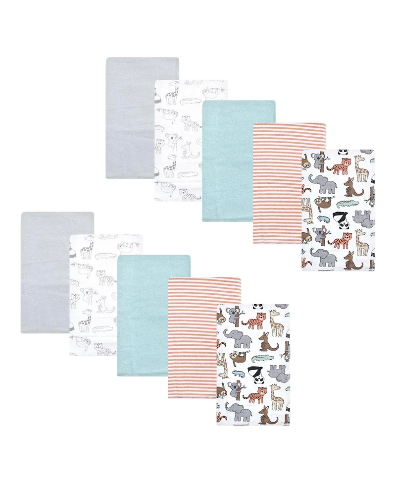 Hudson Baby Cotton Flannel Burp Cloths