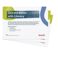 Kaplan Early Learning Out and About With Literacy Kit