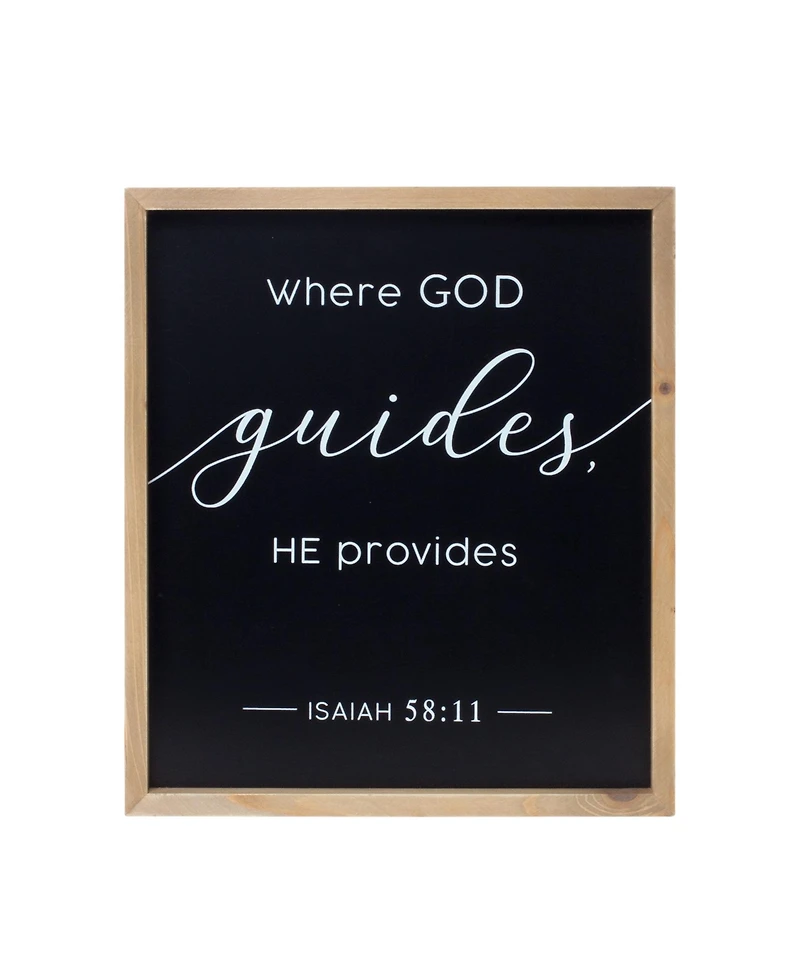 Blessed Decor Set of 2 Beauty and God Plaques for Inspirational Wall Art