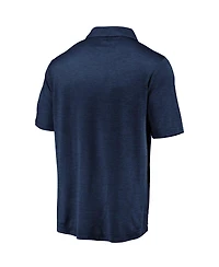 Fanatics Men's College Navy Seattle Seahawks Striated Primary Logo Polo