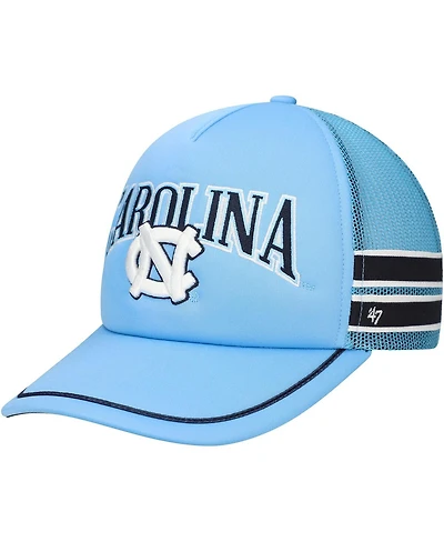 '47 Brand Men's Light Blue North Carolina Tar Heels Sideband Trucker Adjustable Hat