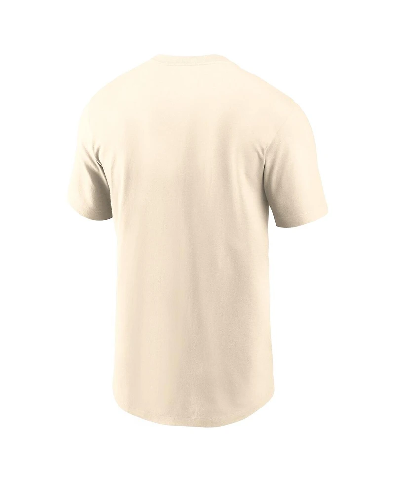Nike Men's Cream Los Angeles Dodgers 2024 City Connect Wordmark T-Shirt