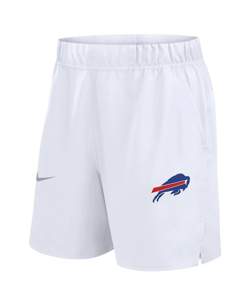 Nike Men's White Buffalo Bills Blitz Victory Performance Shorts