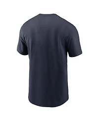 Nike Men's Navy Chicago Bears Primetime Wordmark Essential T-Shirt