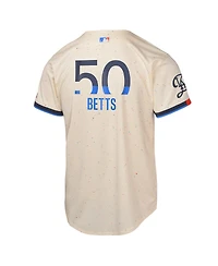 Nike Big Boys and Girls Mookie Betts Cream Los Angeles Dodgers 2024 City Connect Limited Player Jersey