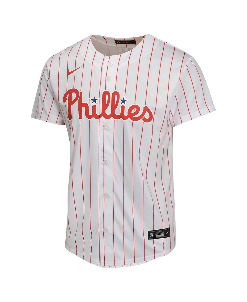 Nike Big Boys and Girls Nick Castellanos White Philadelphia Phillies Home Game Player Jersey