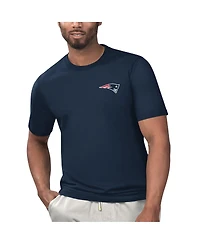 Margaritaville Men's Navy New England Patriots Licensed to Chill T-Shirt