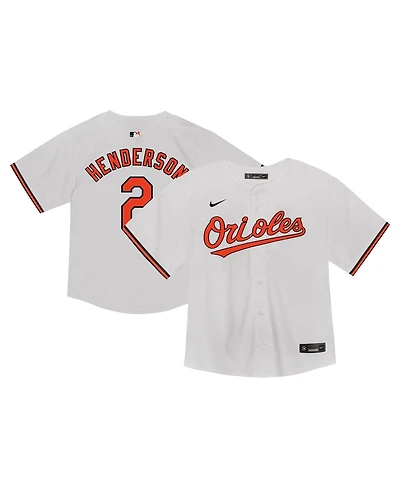 Nike Toddler Gunnar Henderson White Baltimore Orioles Game Jersey