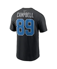 Nike Men's Dan Campbell Black Detroit Lions Retired Player Name Number T-Shirt